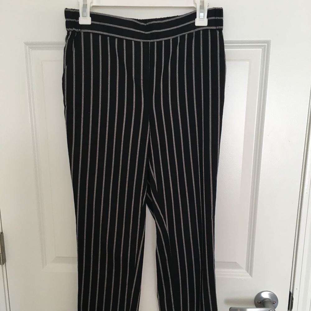 Black and White Stripped Pants